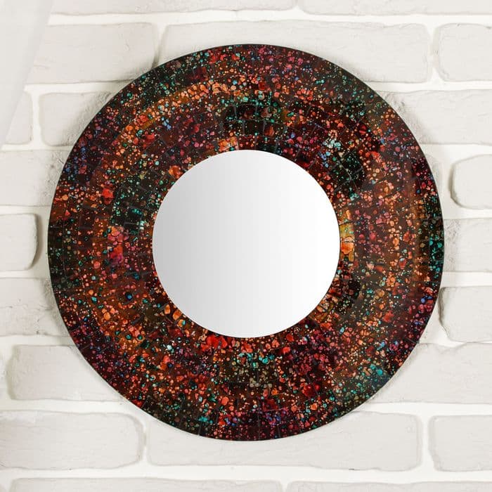 Панно зеркальное «Млечный путь», 40×1×40 см