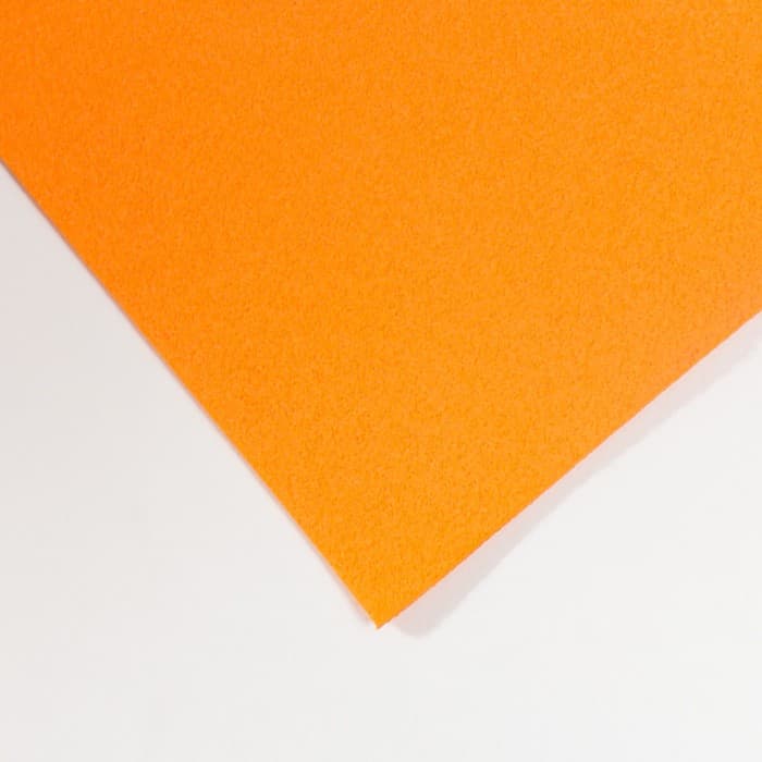 Фоамиран иранский, 0.8-1 мм, оранжевый/125, 60×70 см