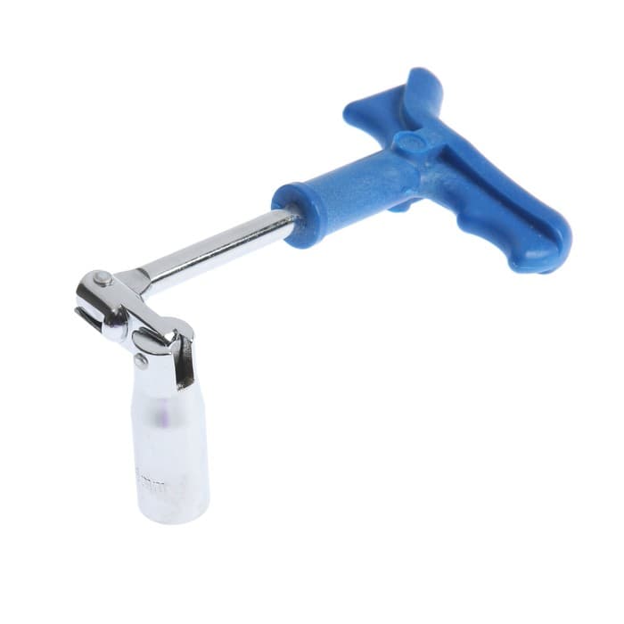 Ключ свечной ТУНДРА, с карданным шарниром, 16×250 мм