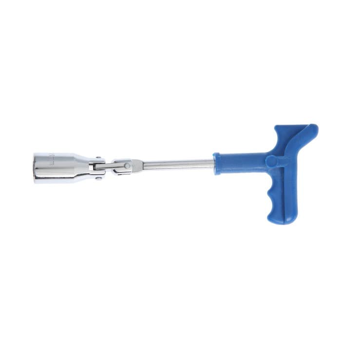 Ключ свечной ТУНДРА, с карданным шарниром, 21×250 мм