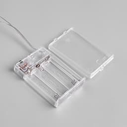 Светодиодная фигура «Олень с колокольчиком» 25×30×9 см, акрил, 24 LED, от батареек ААх3, свечение белое