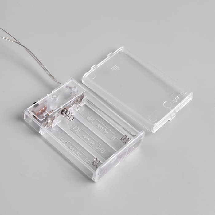 Светодиодная фигура «Олень с колокольчиком» 25×30×9 см, акрил, 24 LED, от батареек ААх3, свечение белое