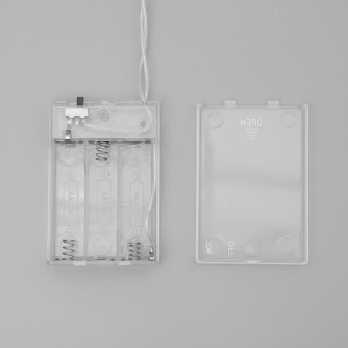 Светодиодная фигура «Олень с колокольчиком» 25×30×9 см, акрил, 24 LED, от батареек ААх3, свечение белое