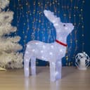 Светодиодная фигура «Оленёнок гордый» 30×40×11 см, акрил, 40 LED, 220 В, свечение белое