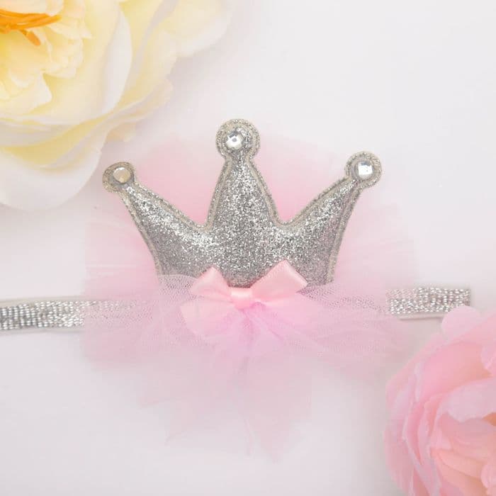 Набор для фотосессии (юбка, повязка) «Крошка Я. Маленькая принцесса», белый, рост 68-86 см