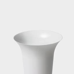 Ваза для цветов, 3 л, d=19 см, h=33 см, пластиковая, белая