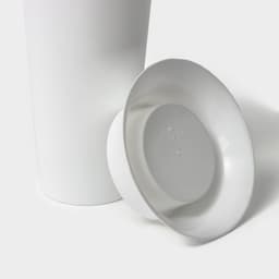 Ваза для цветов, 3 л, d=19 см, h=33 см, пластиковая, белая