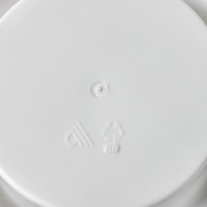 Ваза для цветов, 3 л, d=19 см, h=33 см, пластиковая, белая