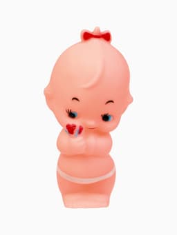 Резиновая игрушка для ванны Крошка Я «Девочка», с пищалкой, 1 шт.