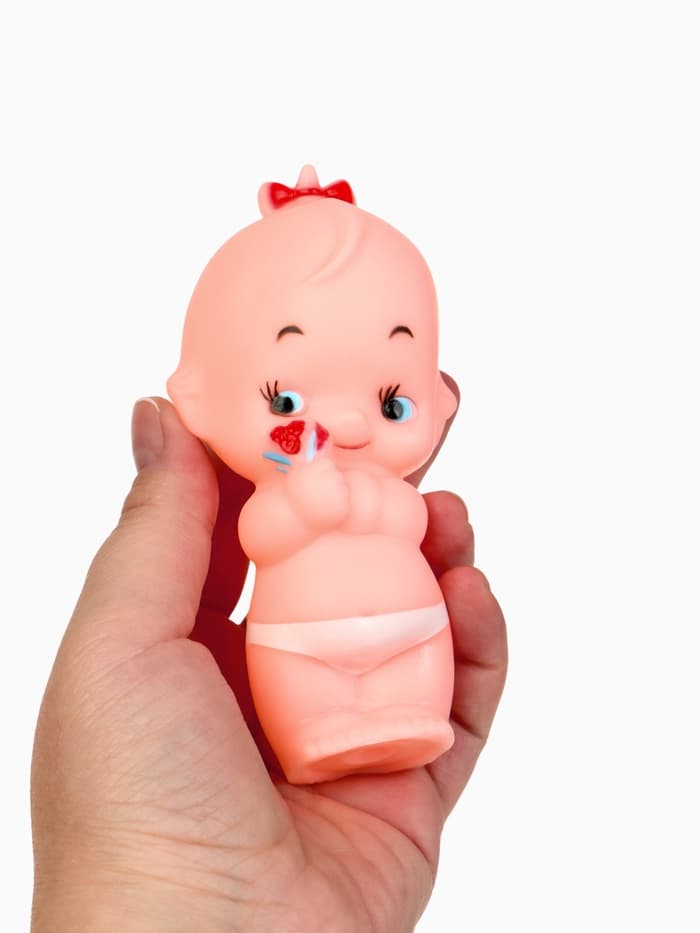 Резиновая игрушка для ванны Крошка Я «Девочка», с пищалкой, 1 шт.