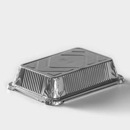 Формы для выпечки и запекания Доляна, набор 3 шт., 780 мл, 21×14.7×5 см, фольга, серебристые