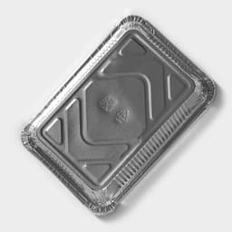 Формы для выпечки и запекания Доляна, набор 3 шт., 780 мл, 21×14.7×5 см, фольга, серебристые