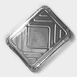 Форма для выпечки и запекания Доляна, 1.04 л, 22.5×18×4.5 см, 2 шт., фольга, серебристая