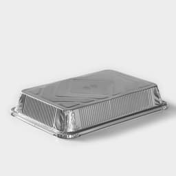 Форма для выпечки и запекания Доляна, 2.235 л, 31×21×5.5 см, 2 шт., фольга, серебристая