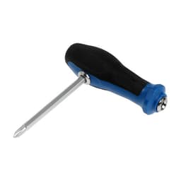 Отвертка комбинированная ТУНДРА, 3 в 1, двухкомпонентная рукоятка, PH2/SL6×100 мм