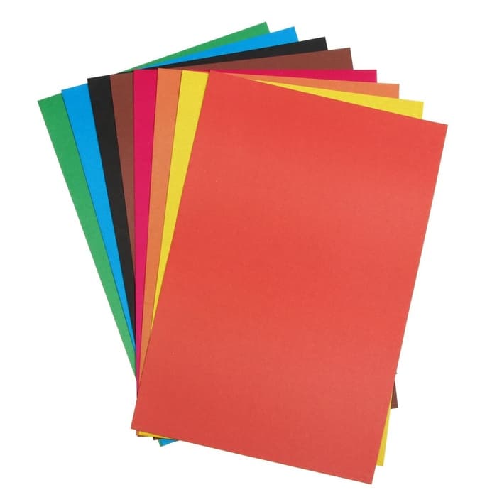 Картон цветной двусторонний Calligrata «Слон и тигр», А4, 8 листов, 8 цветов, матовый, немелованный