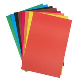 Картон цветной двусторонний Calligrata «Слон и тигр», А4, 8 листов, 8 цветов, матовый, немелованный