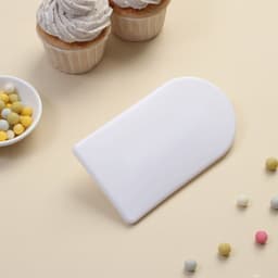 Кондитерский утюжок для мастикиKONFINETTA, 15×8×2.5 см, с ручкой, пластик, белый