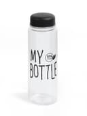 Бутылка для воды My bottle, 500 мл, 19.5×6.5 см, чёрная