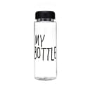Бутылка для воды My bottle, 500 мл, 19.5×6.5 см, чёрная