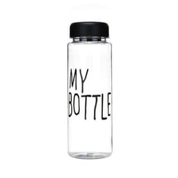 Бутылка для воды My bottle, 500 мл, 19.5×6.5 см, чёрная