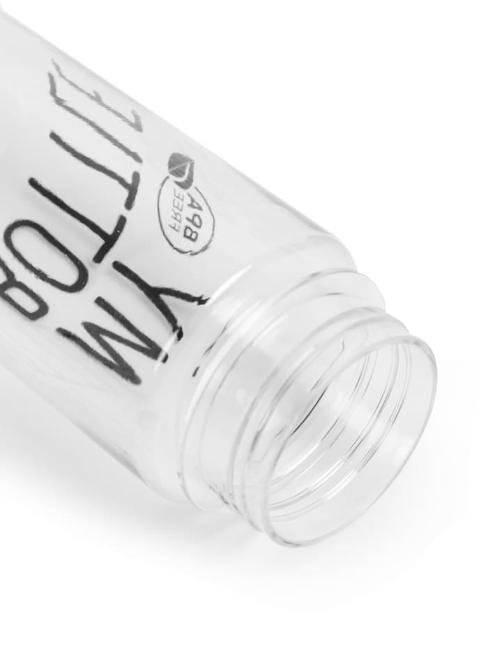 Бутылка для воды My bottle, 500 мл, 19.5×6.5 см, чёрная