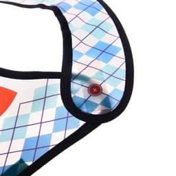 Нагрудник для кормления M&B «Джентльмен» непромокаемый на липучке, с карманом