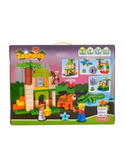 Конструктор KIDS HOME TOYS «Зоопарк», 98 деталей