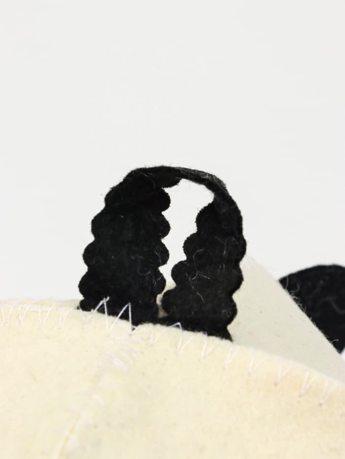 Шапка для бани и сауна «Панда», шерсть 100%, детская, «Добропаровъ»