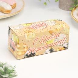Свеча для торта музыкальная «Тюльпан», красная, 12×5 см