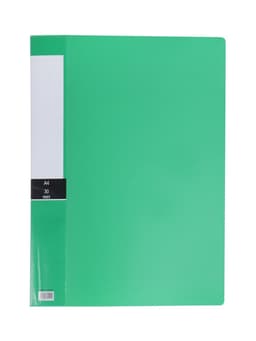 Папка А4, 30 прозрачных файлов, 400 мкм, МИКС