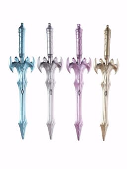 Ручка-прикол Calligrata «Меч», чёрный стержень, гелевая, МИКС