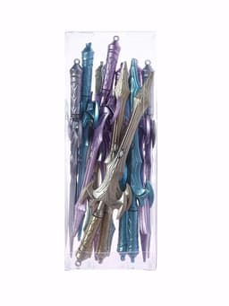 Ручка-прикол Calligrata «Меч», чёрный стержень, гелевая, МИКС