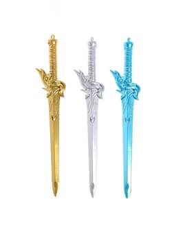 Ручка-прикол Calligrata «Меч», чёрный стержень, гелевая, МИКС