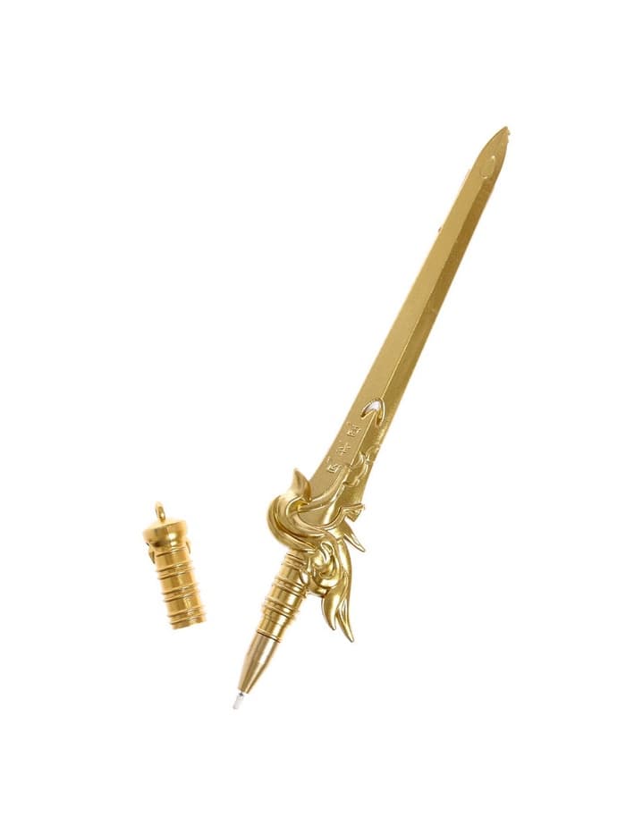 Ручка-прикол Calligrata «Меч», чёрный стержень, гелевая, МИКС