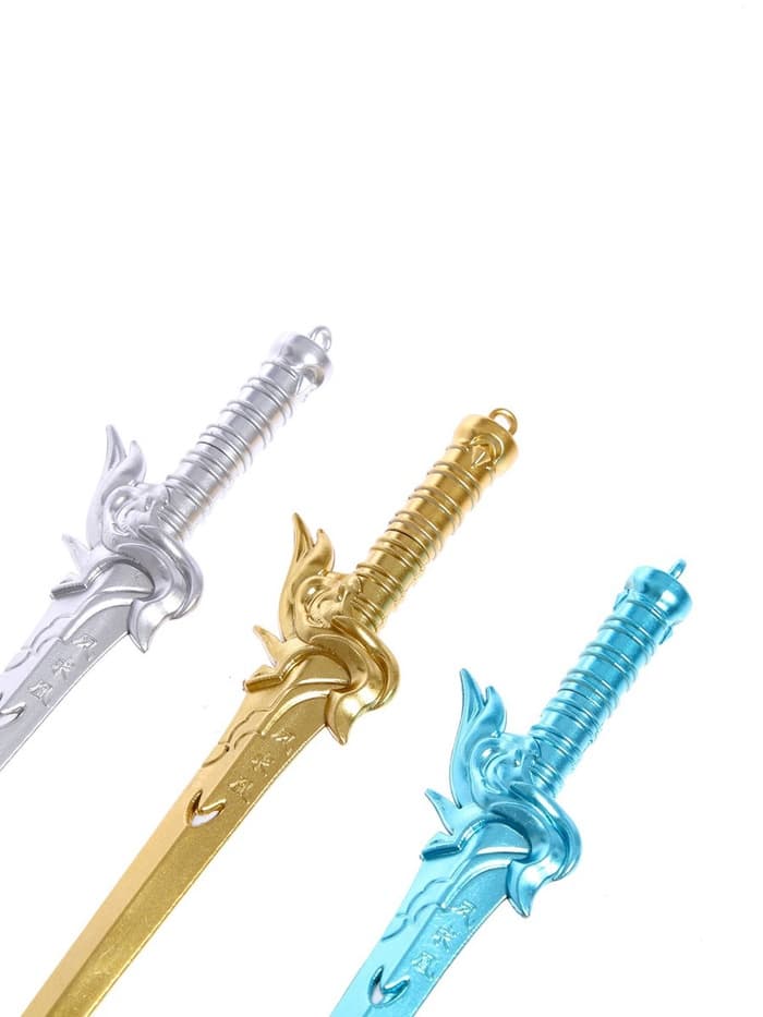 Ручка-прикол Calligrata «Меч», чёрный стержень, гелевая, МИКС