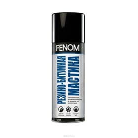 Мастика антикоррозионная FENOM резино-битумная, аэрозоль 520 мл/310 г, FN415