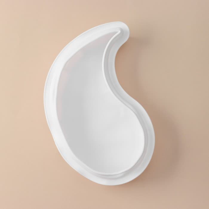 Форма для муссовых десертов и выпечки KONFINETTA «Инь и Ян», силикон, 28×16.5 см, белая