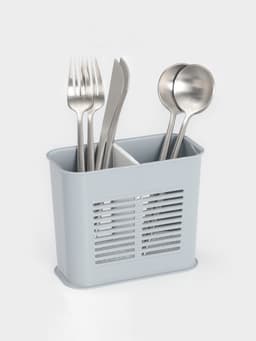 Подставка для столовых приборов Полимербыт, пластик, 8×16×13 см, МИКС