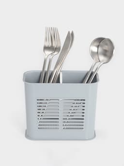 Подставка для столовых приборов Полимербыт, пластик, 8×16×13 см, МИКС