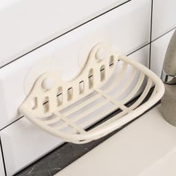 Мыльница на присосках Полимербыт, пластик, 16×10×6.5 см, МИКС