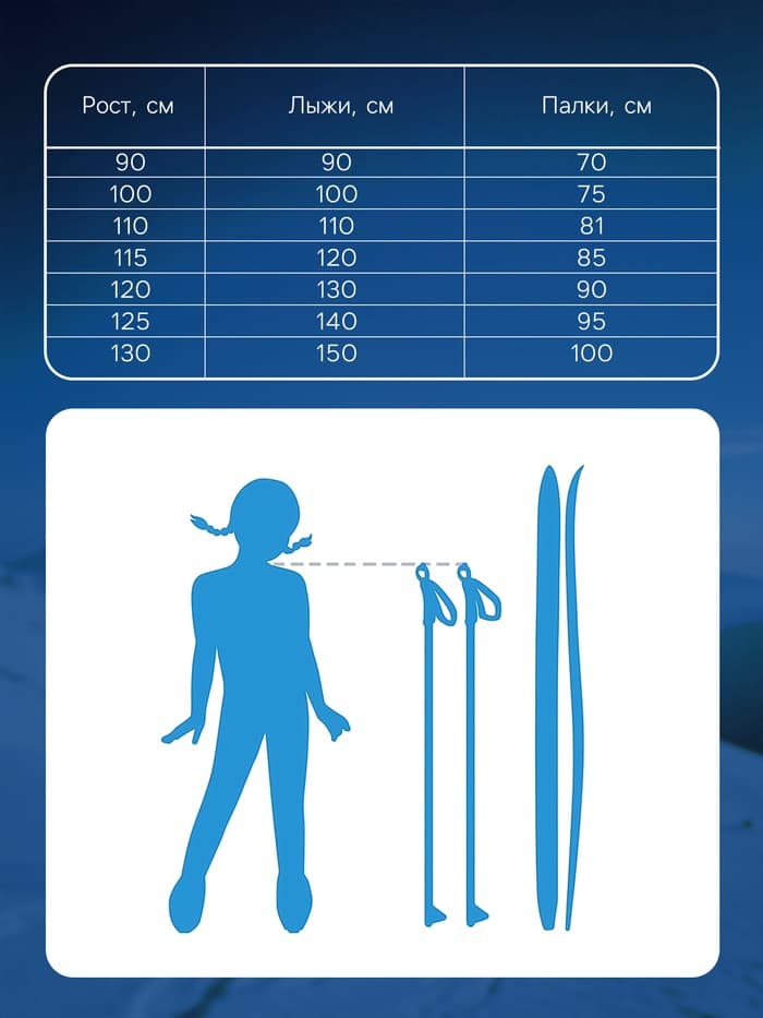 Лыжи пластиковые, 140 см, с насечкой, цвета МИКС