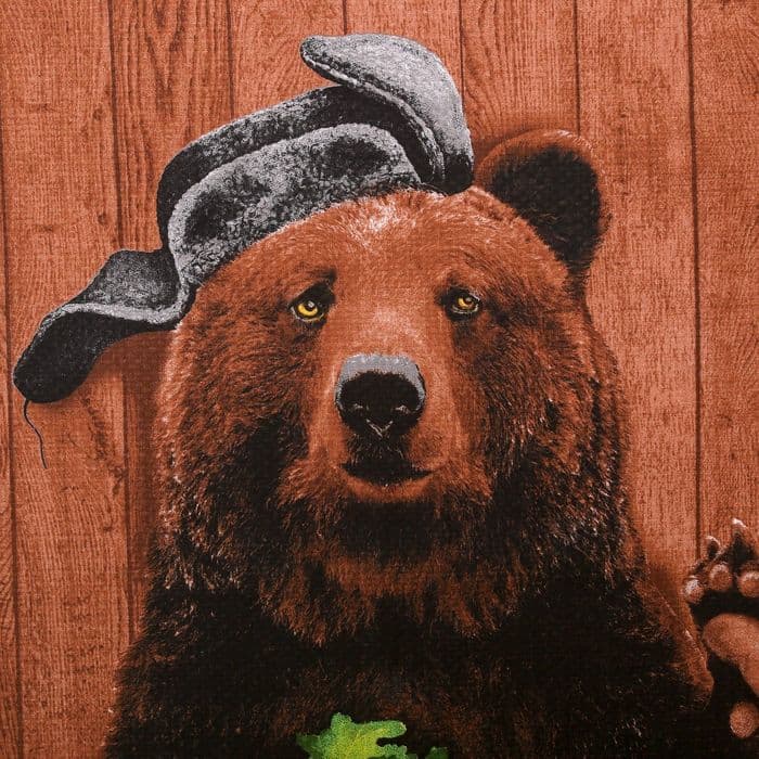 Полотенце вафельное «Банька парит», 60×146 см, хлопок 100%