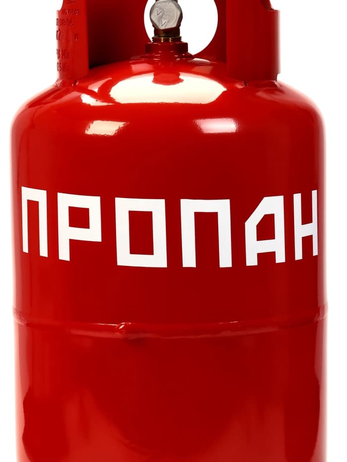 Баллон газовый, 27 л, с вентилем, пустой, ГОСТ 15860-84