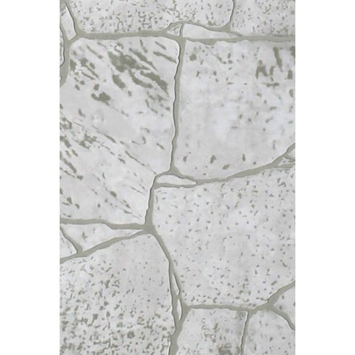 Панель МДФ листовая, камень, белый, 2440×1220 мм