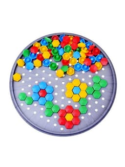 Мозаика Десятое Королевство, шестигранная, 120 элементов (круглая пласт.коробка)