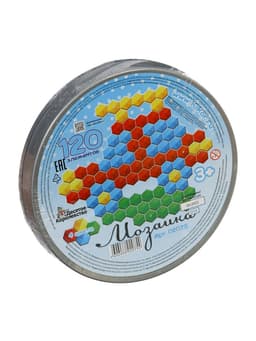 Мозаика Десятое Королевство, шестигранная, 120 элементов (круглая пласт.коробка)