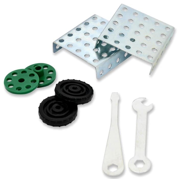 Конструктор металлический Десятое Королевство «10К» для уроков труда №1, 130 деталей