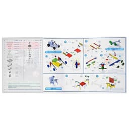 Конструктор металлический Десятое Королевство «10К» для уроков труда №1, 130 деталей