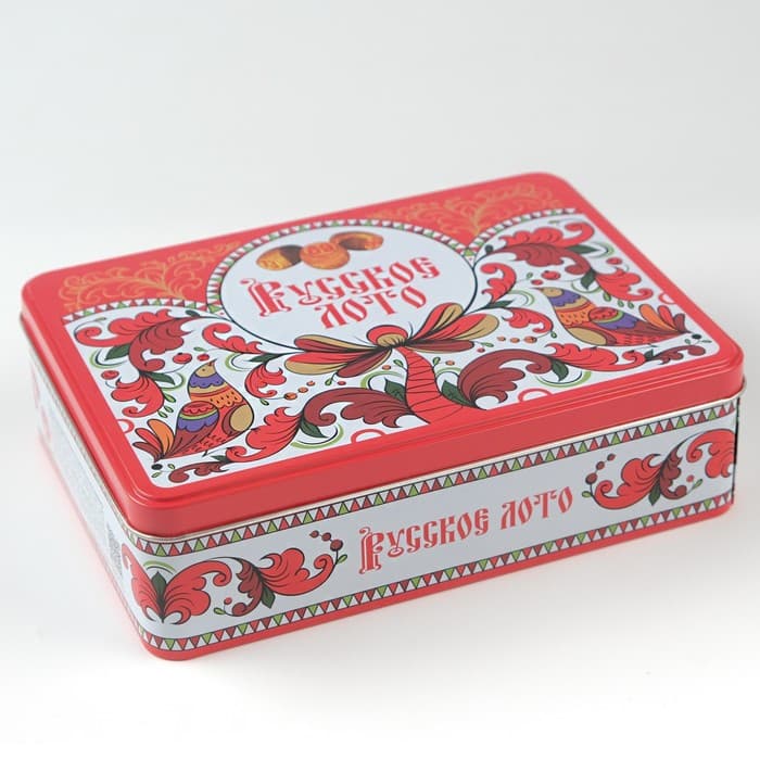 Русское лото Десятое Королевство «Узор», деревянное, с бочонками